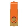 4GB Bamboo USB Drives Orange
